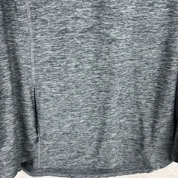 Duluth Trading Grey Heather Pocket Front Long Sleeve Top - Picture 3 of 4